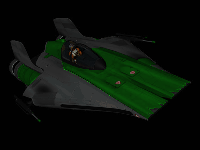 CPT Kyle Dineer's starfighter