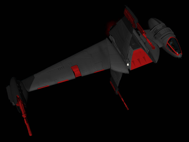 GEN Damon Lightwind's starfighter
