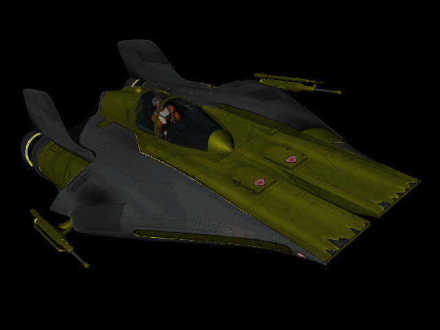 BGN Gavin Starseeker's starfighter