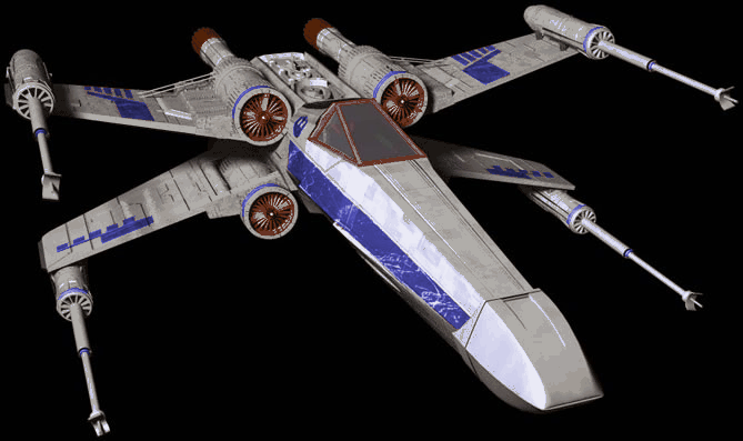 LJG Kier Santage's starfighter