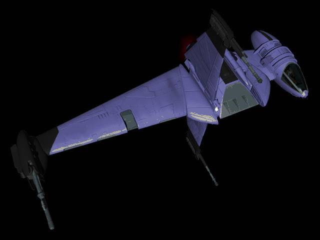 RA Kyle Tobarn's starfighter