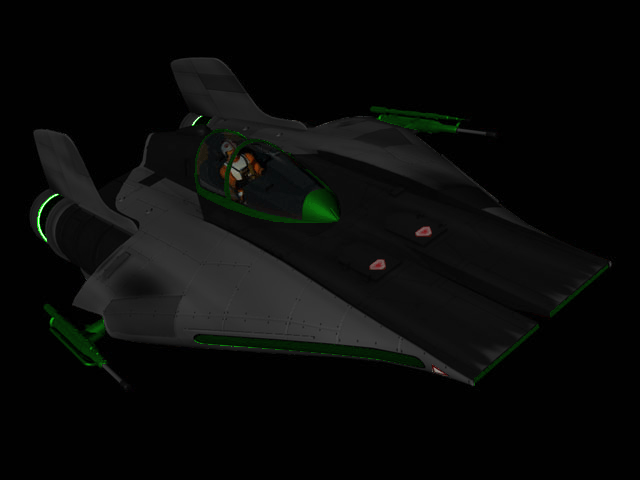 VA Gavin Cantorph Kravis's starfighter