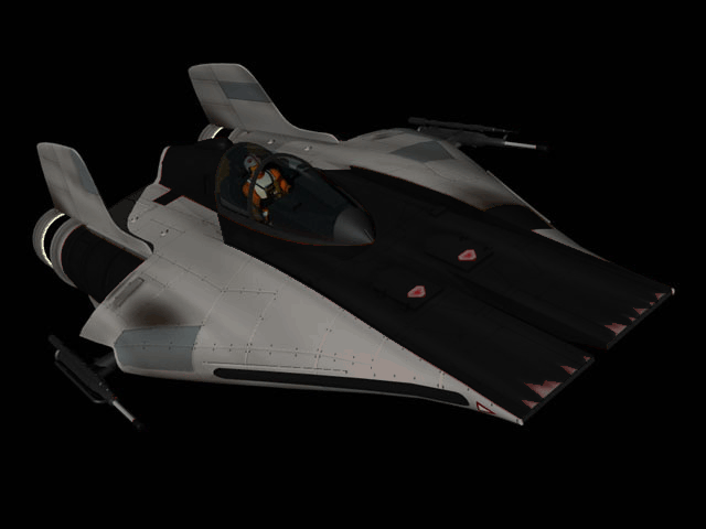 GEN Phil DarkFire's starfighter